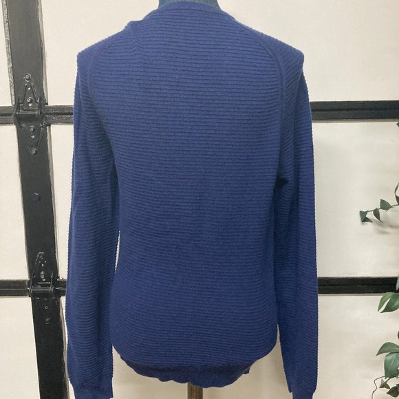 Mens Ted Baker Lightweight Wool Blend Sweater Blue Small - Picture 2 of 5